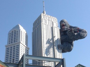 Rolled Steel Beam Structure Gorilla at Myrtle Beach Wax Museum (Finished) 